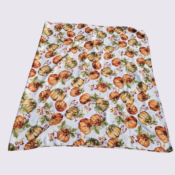 Autumn Harvest Fall Thanksgiving Pumpkin Tablecloth Table Cover Rectangle - Picture 4 of 15